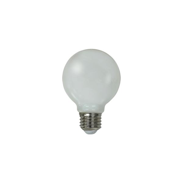 ホワイト 調光対応 東西電気産業 LEDフィラメント電球 ボール形 G形 E26口金 2700K TZG70E26W-6-100/27