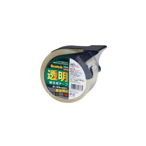 他サイト： 3M スコッチ 透明梱包用テープ 重量物用 48mm×50m カッター付 315DSNの商品画像