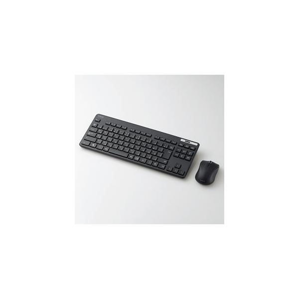 ELECOM ^CXL[{[h eL[Ȃ RpNgTCY 2.4GHzΉ u BlueLED}EXt TK-FDM109MBK