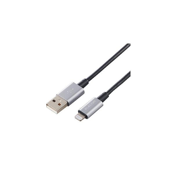 ELECOM LightningP[u TypeA-Lightning ϋv^Cv 1.0m O[ MPA-UALPS10GY