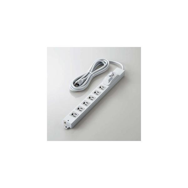 ELECOM 6口3極過電流ブレーカー付きタップ T-H0730OCPR : 電材堂ヤフー 