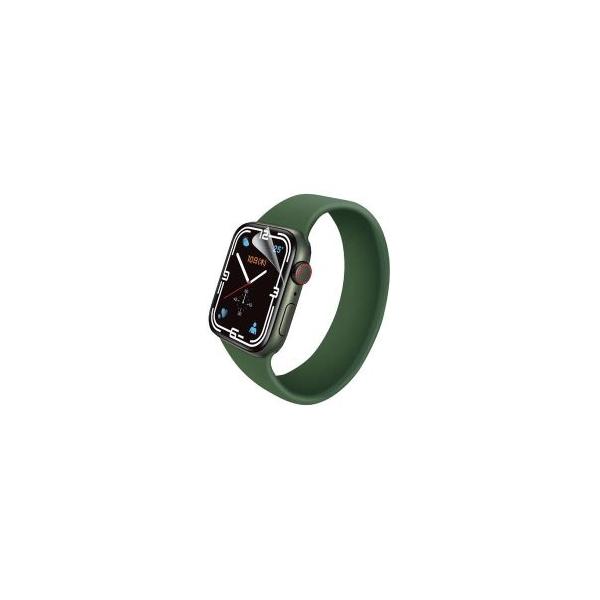 他サイト： ELECOM Apple Watch Series 7 41mm 衝撃吸収フィルム  AW-21BFLAFPRGの商品画像