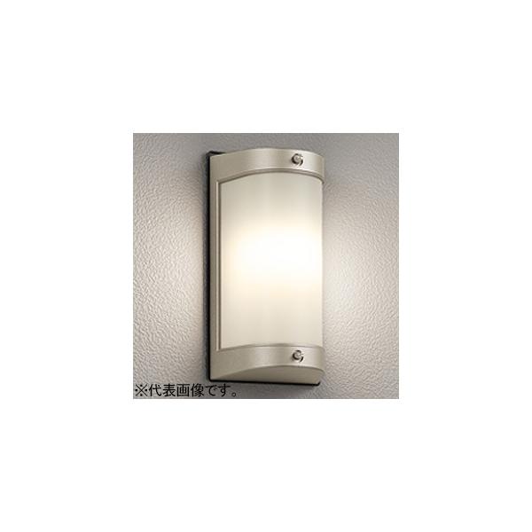 オーデリック LEDポーチライト 防雨型 口金E26 電球色 マットウォームシルバー OG254696LR