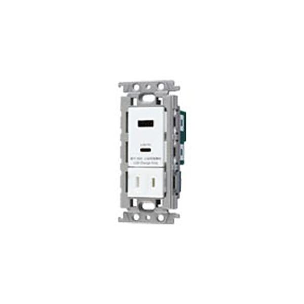 パナソニック 埋込充電用USBコンセント 2ポート 18W USB-A・C 扉付