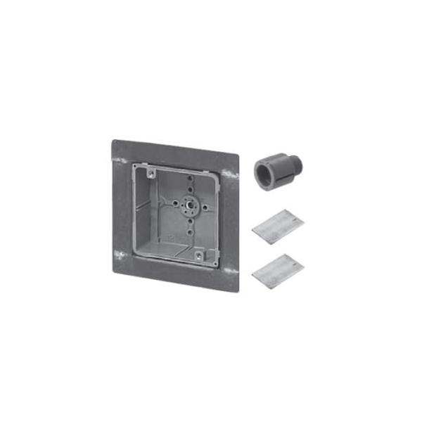未来工業 X線防護用アウトレットボックス鉛ボード用 4方出 中形四角(浅型) CDO-4AXP4-1
