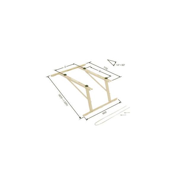 日晴金属 クーラーキャッチャー 傾斜屋根直角用 ZAM+粉体塗装 C-LG