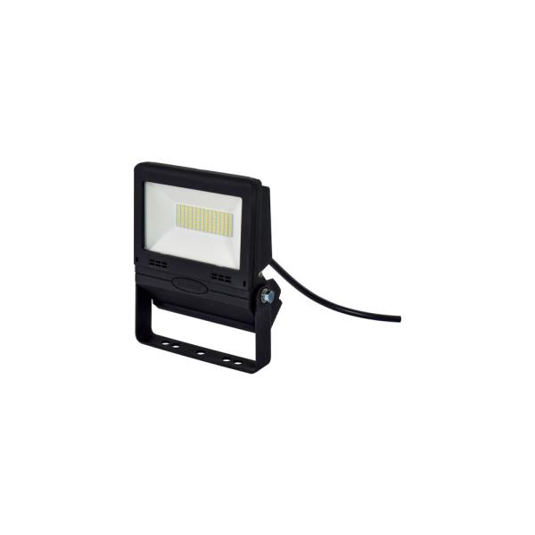 日動工業 LED投光器 常設用フラットライト30W 黒 LJS-FH30D-BK-50K 