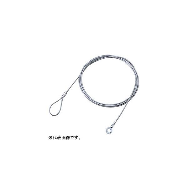 【仕様】●メーカー:ELECOM　●型番:ESL-W0522　●商品名:ワイヤー　●カラー:シルバー　●材質:スチール、亜鉛メッキ、PVC　●サイズ:太さ2.2mm×長さ0.5m　●重量(kg):0.012