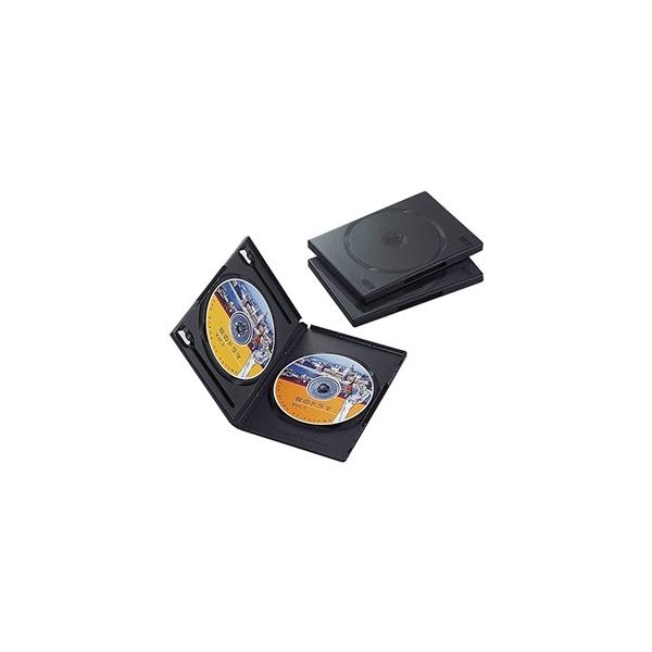 ELECOM DVDg[P[X 2[ 3Zbg ubN CCD-DVD04BK