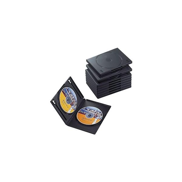 ELECOM DVDg[P[X 2[ 10Zbg ubN CCD-DVD06BK