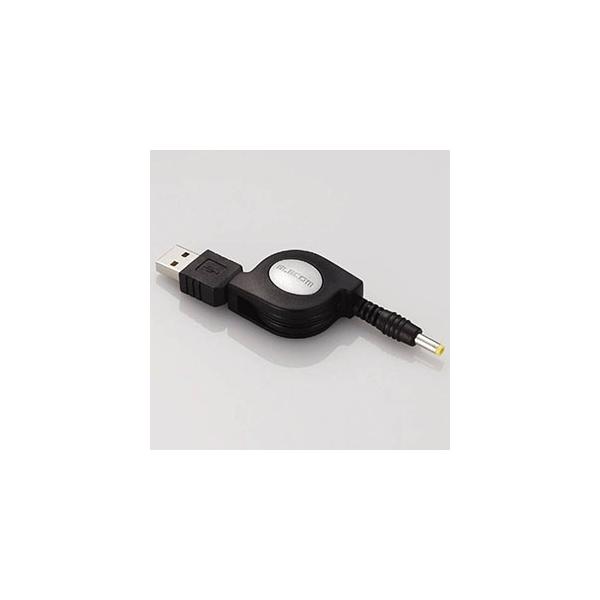他サイト： ELECOM PSP対応USB充電ケーブル Type A ⇔ DCコネクタ 長さ0.8m MG-CHARGE/DCの商品画像