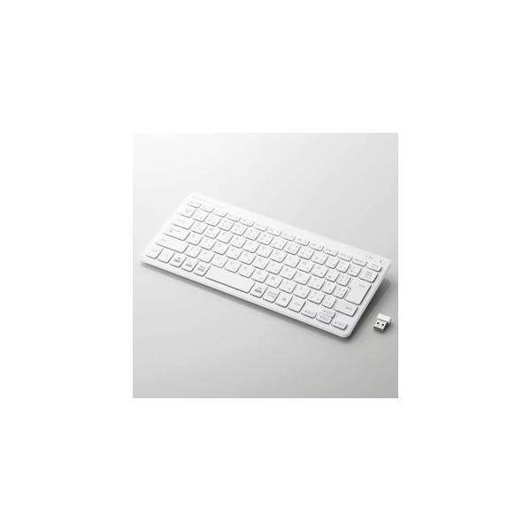 ELECOM ^CXL[{[h eL[Ȃ ~jTCY 2.4GHzΉ p^Ot zCg TK-FDP098TWH