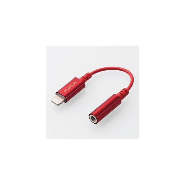 ELECOM XeI~jWbNϊP[u Lightning/3.5mm 0.1m bh MPA-L35DS01RD