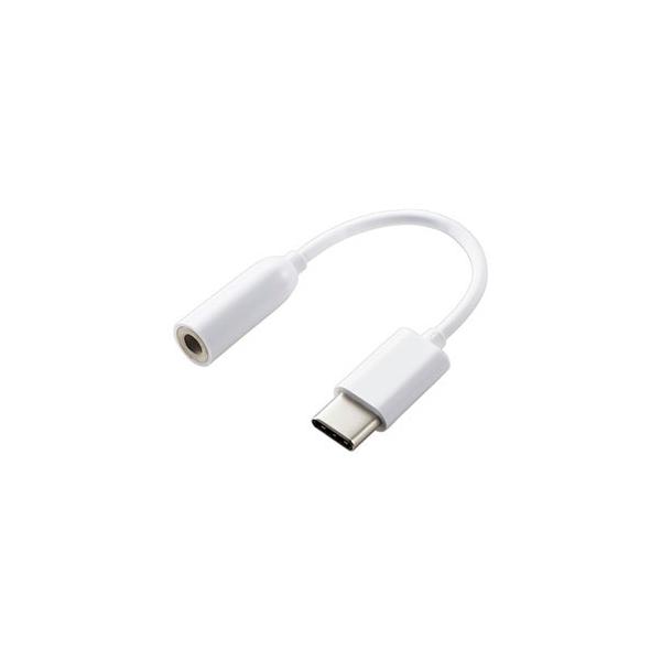 【仕様】●メーカー:ELECOM　●型番:EHP-C35WH　●商品名:Type-C変換ケーブル　●イヤホン・ヘッドホン用　●コネクタ形状:USB　TypeCオス-3.5mm4極ステレオミニジャック　●カラー:ホワイト　●ケーブル長(m):...