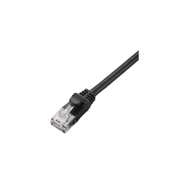 エレコム CAT6準拠 LANケーブル ランケーブル インターネットケーブル ケーブル 2m ブラック LD-GPN/BK2