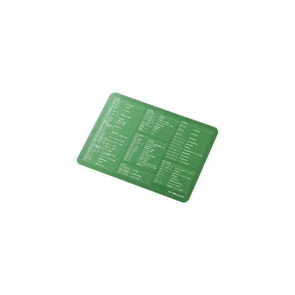 エレコム 爆速効率化 マウスパッド for Excel グリーン┃MP-SCE
