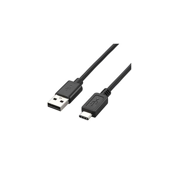 ELECOM USB2.0P[u A-TypeC^Cv 1m ubN U2C-AC10BK