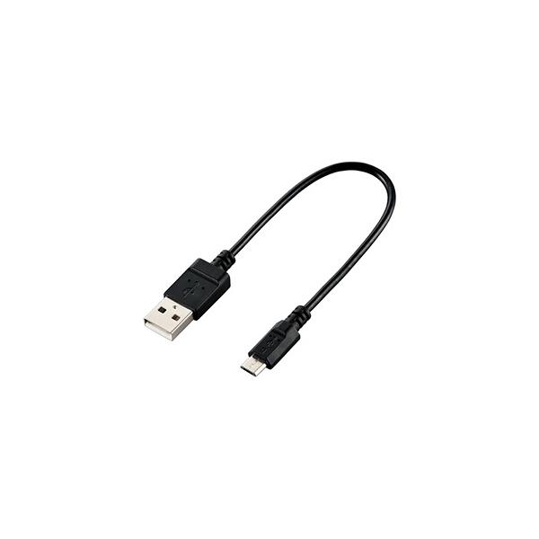 ELECOM USB2.0P[u A-microB^Cv ȈՃpbP[W 0.15m U2C-JAMB015BK