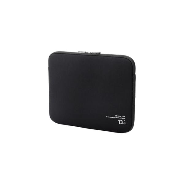 ノートPCバッグ インナーバッグ 柔らかネオプレン生地 ブラック ブラック 〜13.3インチ ノートPC┃BM-IBNP13BK エレコム 在庫処分