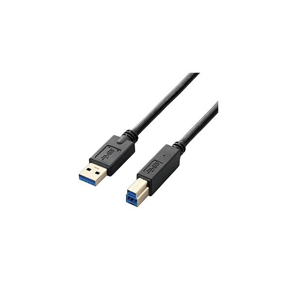 ELECOM USB3.0P[u A-B^Cv 1.5m USB3-AB15BK