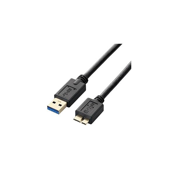 ELECOM USB3.0P[u A-microB^Cv 1.5m ubN USB3-AMB15BK