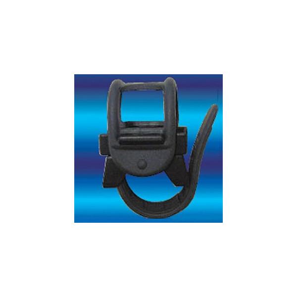 【特長】●お手持ちの円筒型ライトを自転車のハンドルに取り付けられるホルダーです。　●直径19〜25mmのハンドル径に対応できます。　●ハンドルホルダーには360度回転首振り機能付です。　●ライト固定ベルト、ハンドル固定ベルト共に合成ゴム製で...