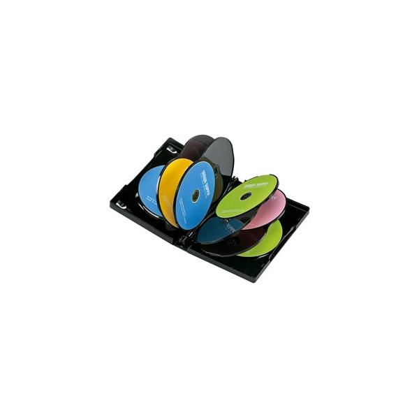 【仕様】●メーカー:サンワサプライ　●型番:DVD-TW10-01BKN　●商品名:DVDトールケース(10枚収納・ブラック)