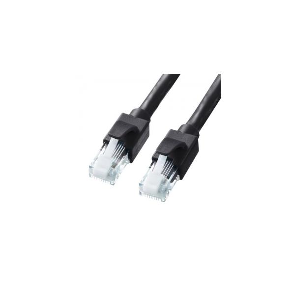 他サイト： サンワサプライ カテゴリ6A LANケーブル KB-T6ATS-005BKの商品画像