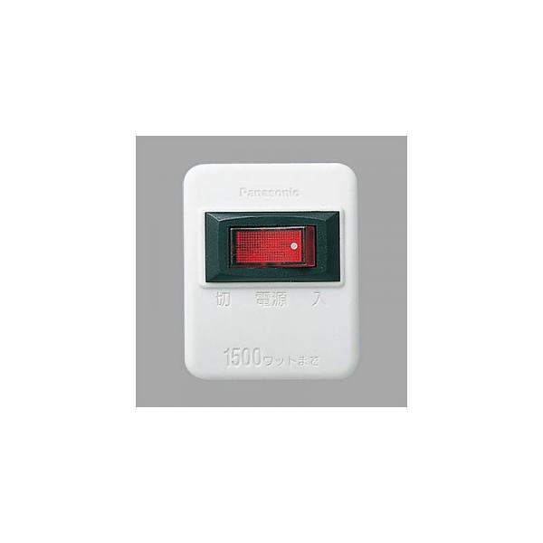 パナソニック(Panasonic) スイッチ付タップ・W・1コ口 WHS2001WP  wgteh8f Panasonic パナソニック パーソナル配線器具・電材スイッチ付