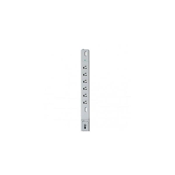 明工社 FM20Aコンセントバー 19インチラック用 6コ口 20A 125V 20A安全