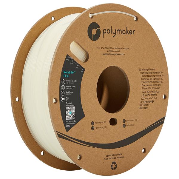 【仕様】●メーカー:Polymaker　●型番:PA02011　●商品名:フィラメント　●PolyLite　PLA　●カラー:ナチュラル　●平均フィラメント径(mm):1.75(&amp;#xFF1C;±0.05、通常は〜±0.02)　●推...