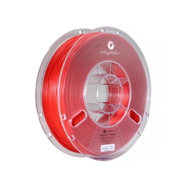 【仕様】●メーカー:Polymaker　●型番:PD01003　●商品名:フィラメント　●PolyFlex　TPU95　●カラー:レッド　●平均フィラメント径(mm):1.75(&amp;#xFF1C;±0.05、通常は〜±0.02)　●推...