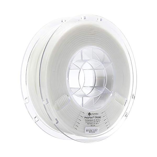 【仕様】●メーカー:Polymaker　●型番:PD02002　●商品名:フィラメント　●PolyFlex　TPU90　●カラー:ホワイト　●平均フィラメント径(mm):1.75(&amp;#xFF1C;±0.05、通常は〜±0.02)　●...