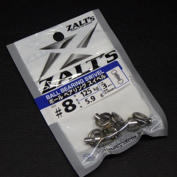 ザルツ ZALT's ボールベアリングスイベル #8 Z3808H 3個入 日本製