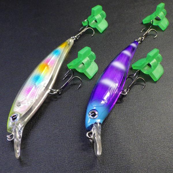 キャンドゥ フローティングミノー 約12/13g マルチカラー/パープル系 2