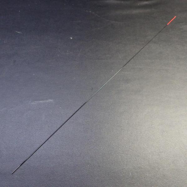カーボン替え穂先 回転トップ付 約40cm 重さ約0.5g 太さ先部分0.5mm 元