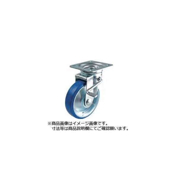 STM-130VU W-3R 産業用自在キャスター・ブレーキ付 ウレタン車輪 STM-130VU W-3R 産業用自在キャスター・ブレーキ付 ウレタン車輪