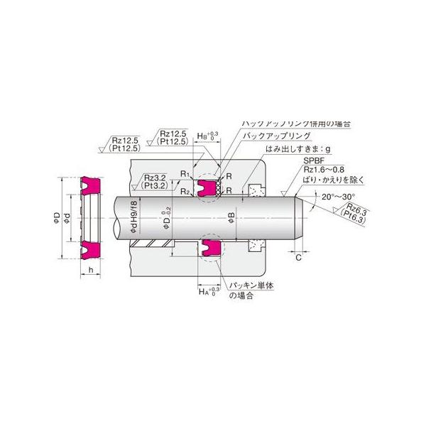 NOK �p�b�L�� USI25356 (FU0279S0) �s�X�g���E���b�h�V�[�����p�p�b�L�� USI�^