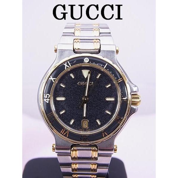 GUCCI 即買 グッチ 男性用 ダイバーズ クォーツ時計 9700M 美品 GUCCI 即買 グッチ 男性用 ダイバーズ クォーツ時計 9700M 美品