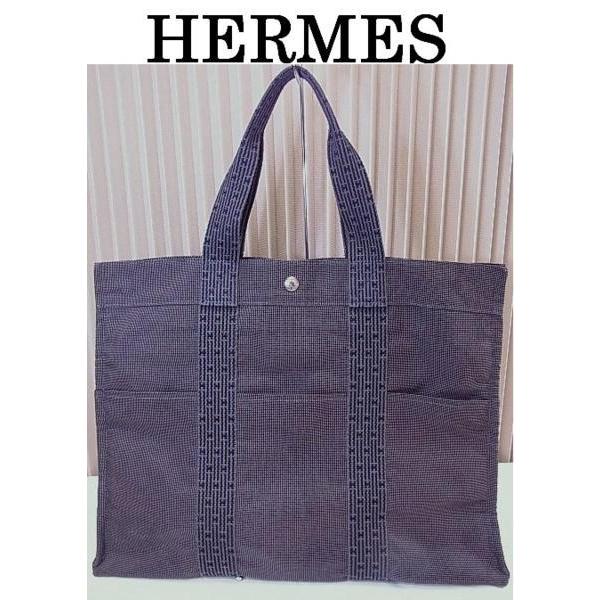 HERMES 即買 エルメス エールラインGM トートバッグ USED 美品