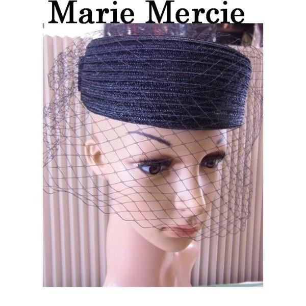 送料無料 Marie Mercie マリーメルシエ 礼装用 チュール 帽子 ドレス 