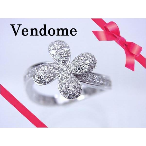 Vendome Aoyama お花モチーフダイヤモンド&タンザナイトリング Vendome Aoyama - Vendome Aoyama お花モチーフダイヤモンド