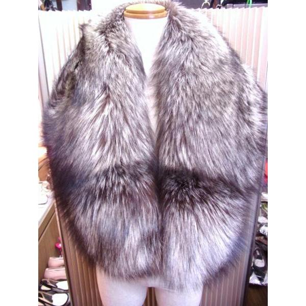 送無 SAGA FOX シルバーフォックス ストール マフラー 新品同様  