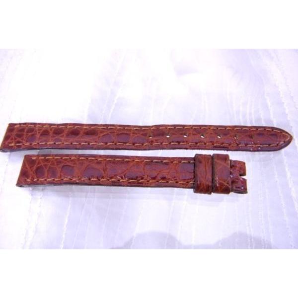 Cartier 純正 カルティエブラウンクロコダイルベルトサントスLM 新品