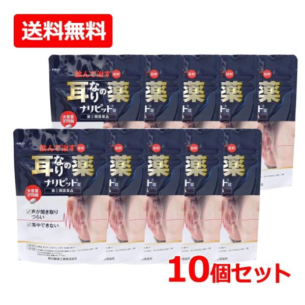 【商品特長】ナリピット錠は、気になる耳なり・肩こりを改善する内服薬です。有効成分ニコチン酸アミド、パパベリン塩酸塩が血行を改善し、ビタミンB群が加齢とともに衰えた神経の調子を整え、耳なり、肩こりを改善します。【効能・効果】耳鳴症、皮膚炎、じ...