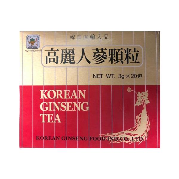 商品説明 韓国直輸入品！本製品は韓国産高麗人参6年根を原料とし、独自の低温低圧アルコール抽出法により得られた高濃度の原液を使用しております。さらに溶けやすく飲みやすい顆粒に加工したものを便利なパックタイプにしました。 お召上がり方 1袋を湯...