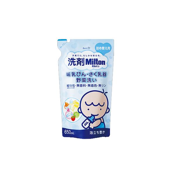 商品特徴●新生児の時から使えるＭｉｌｔｏｎ（ミルトン）の台所用合成洗剤です。●泡立ちよくスッキリしっかり洗え、すすぎもラクラク。●野菜や果物など赤ちゃんが口にするものも洗えます。●哺乳びん、さく乳器、乳首、おしゃぶり、おもちゃ、離乳食用食器...