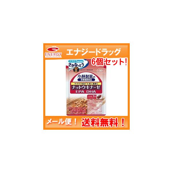 小林製薬　ナットウキナーゼ　6個 小林製薬 【メール便・送料無料！6個セット！】【小林製薬】の