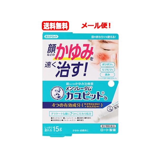 他サイト： 【第2類医薬品】【送料無料！メール便！】【ロート製薬】メンソレータム　 カユピットb　15gの商品画像