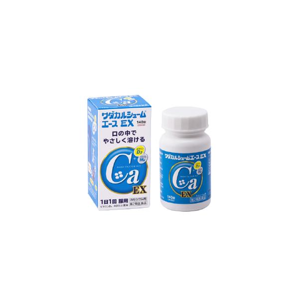 【第2類医薬品】【ワダカルシウム製薬】ワダカルシュームエース　ＥＸ140錠